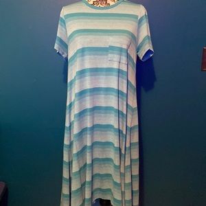Lularoe striped Carly sz S